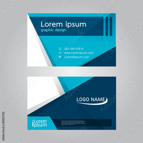 business card vector illustration