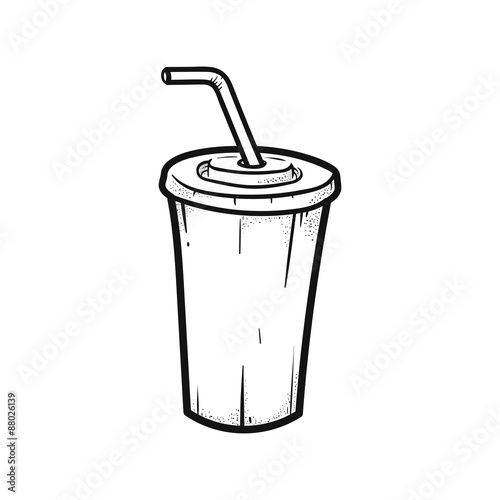 Soft Drink Sketch Vector