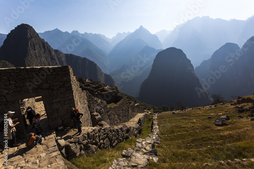Machu Picchu, Peruvian  Historical Sanctuary  and a World Cultural Heritage photo