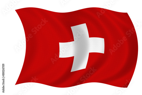 Flag of Swiss photo