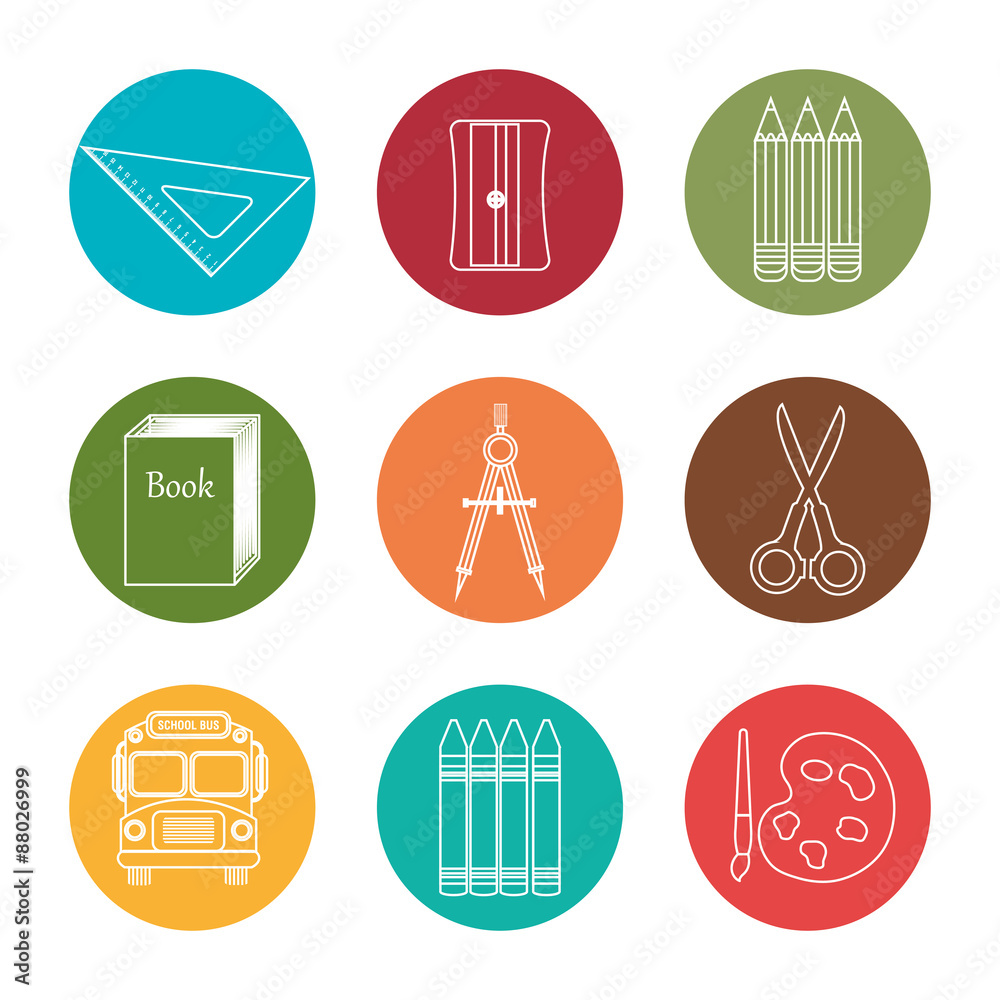 Back to school design. Back to school design.