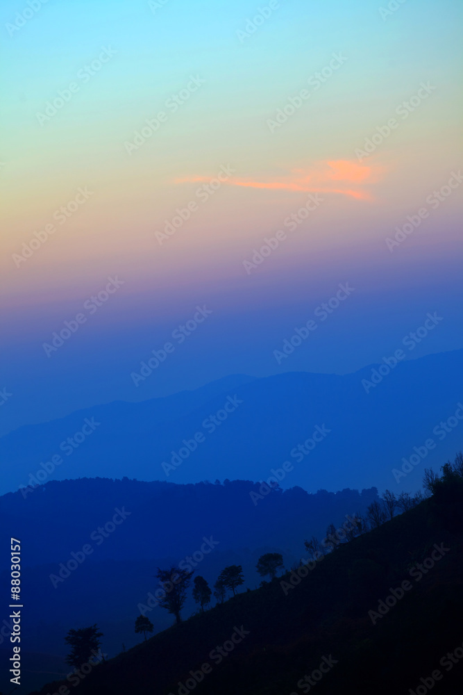 Fototapeta premium Layers of mountain