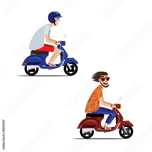 Motorcyclists set