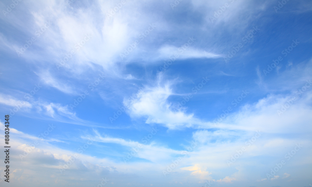 clouds in the blue sky clouds in the blue sky