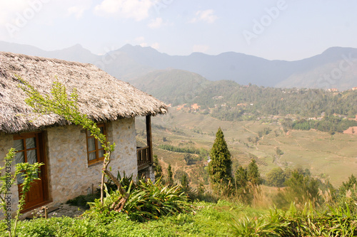 Resort and Rice Paddy fields