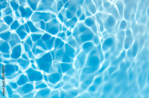 Quadro su tela blue water background