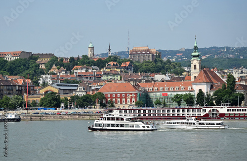 Old buildings of Budapest city, Hungary