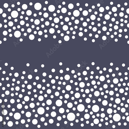 Seamless scattered diamonds (gems, rhinestones) isolated on grey