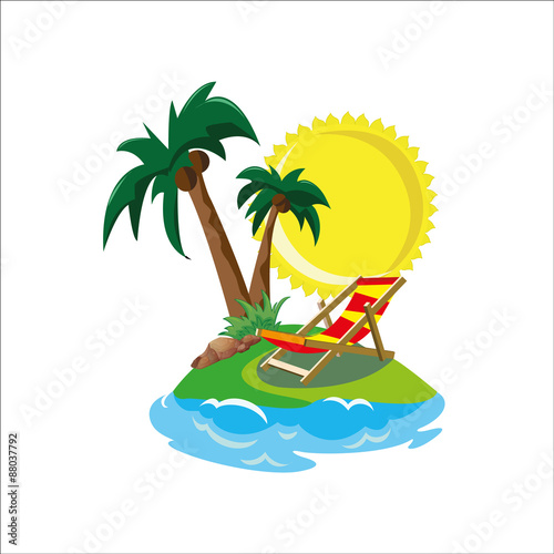 tropical island