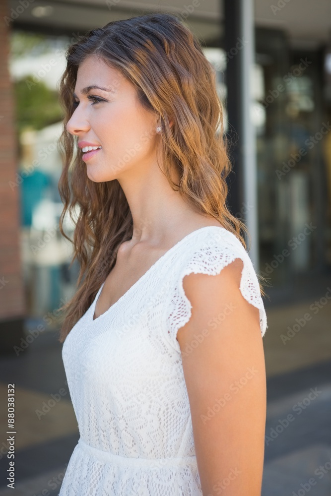 Smiling attractive woman Smiling attractive woman