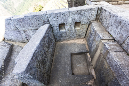 Water system in Machu Picchu, Peruvian  Historical Sanctuary  an