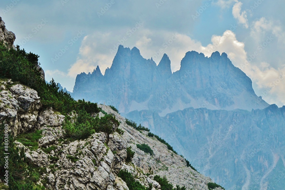 Obraz premium Cima Ambrizzola, Dolomiten, Südtirol