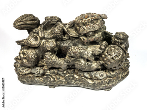 Chinese style lion statue 