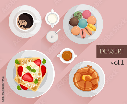 Food Illustration : Sweet and Dessert