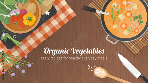 Vegetarian recipes banner