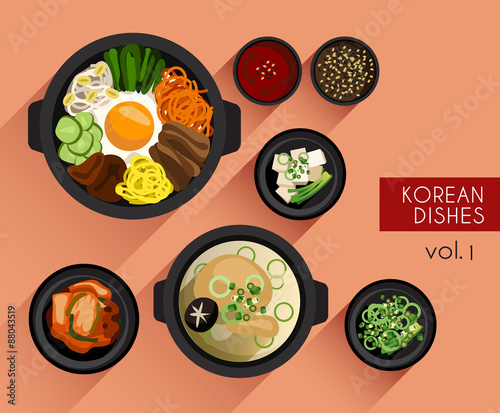 Food Illustration : Korean Food