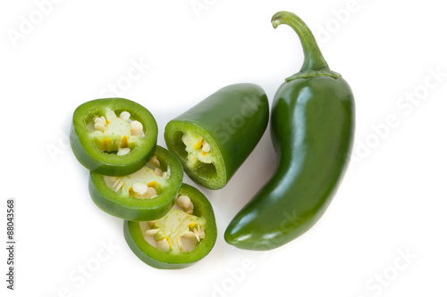 jalapeños Chili Peppers or Mexican chili peppers