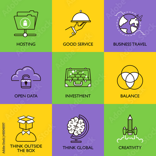 The business concept. 