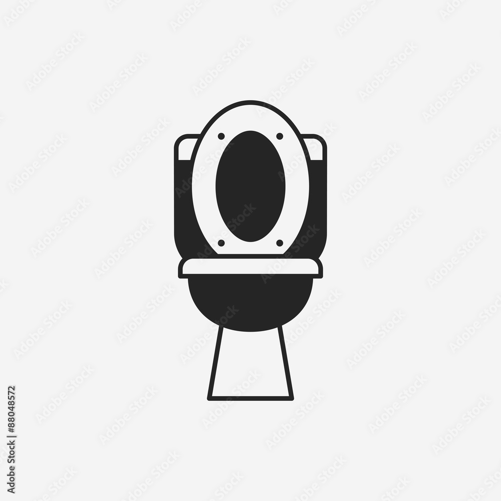 Toilet seat icon Toilet seat icon