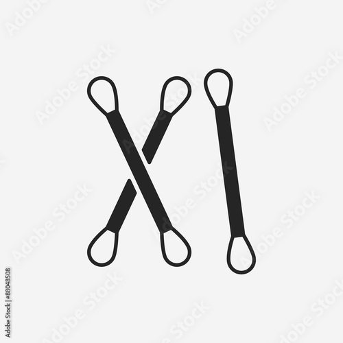 Cotton swabs icon