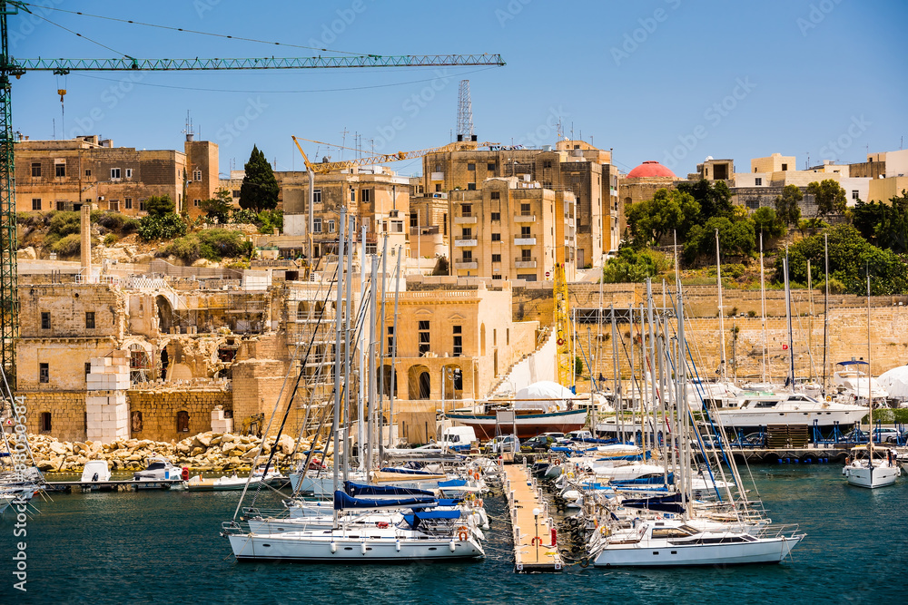 Triq Marina in Kalkara of Malta