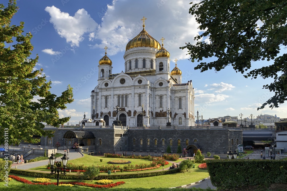 Cathedral of Christ the Savior in Moscow, landmark