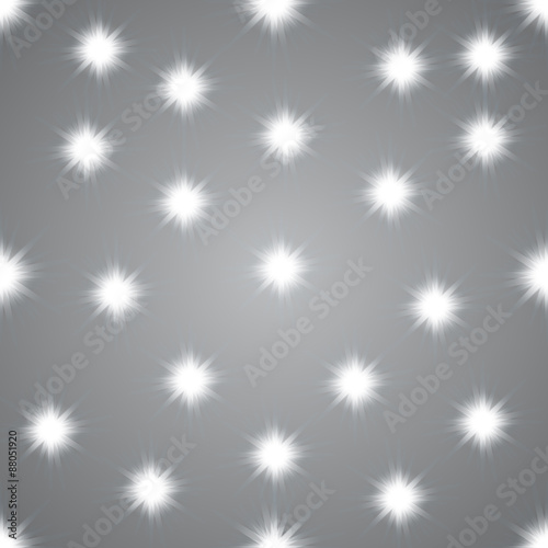 Wallpaper seamless from glittering stars. Vector illustration