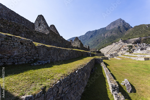 Machu Picchu, Peruvian  Historical Sanctuary  and a World Cultural Heritage photo
