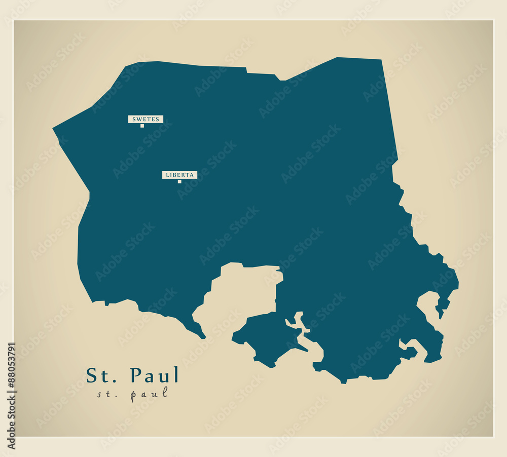 Modern Map - St. Paul AG