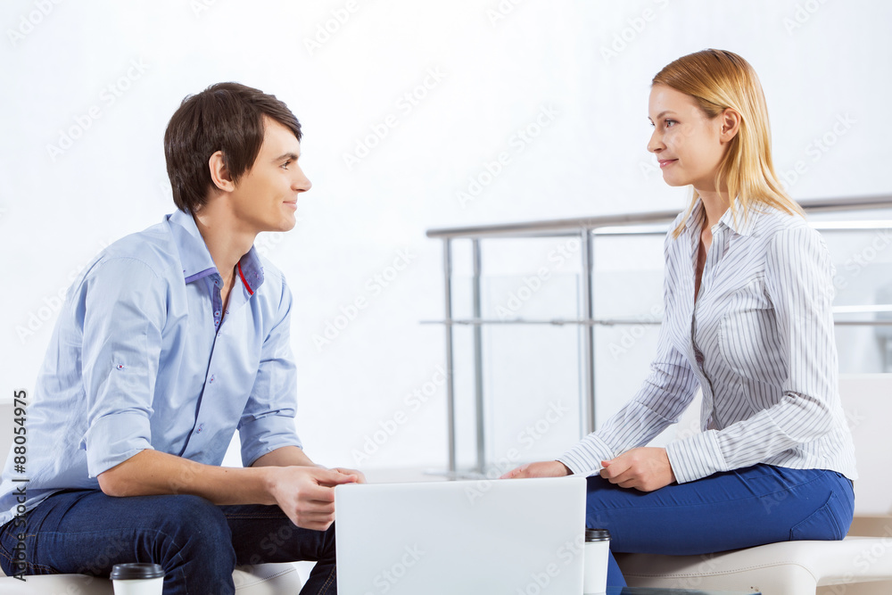 Fototapeta premium Cooperate for productive work