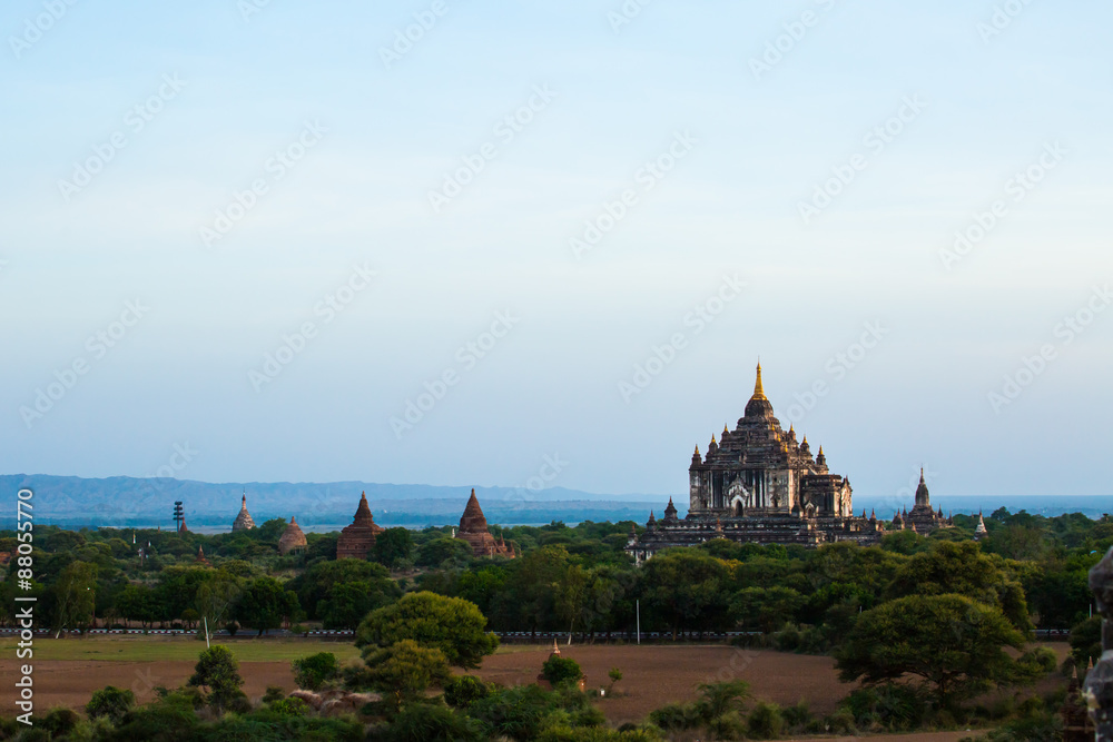 Obraz premium Bagan pagoda Myanmar.
