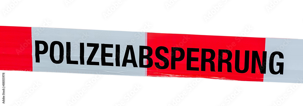 Polizei Absperrband Stock Photo | Adobe Stock