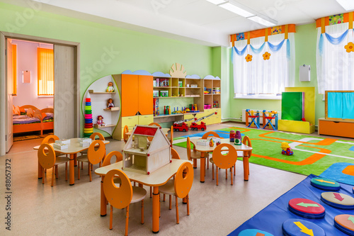 Tela Kindergarten, game room.