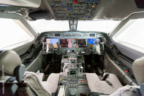 Stampa su tela Inside view Cockpit G550