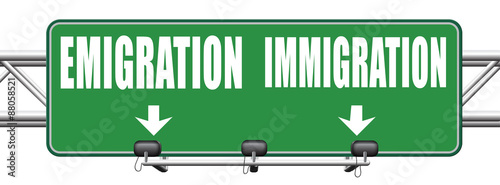 Φωτογραφία Immigration or emigration