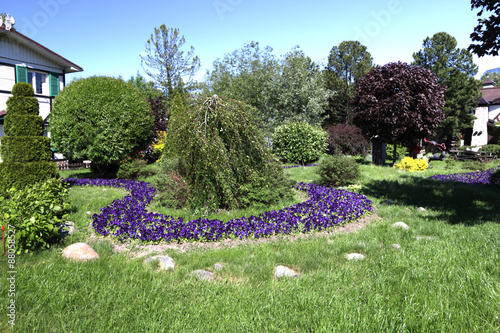 Beautiful summer garden.