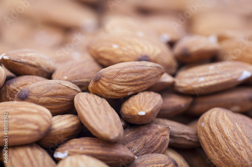tasty almonds nuts,