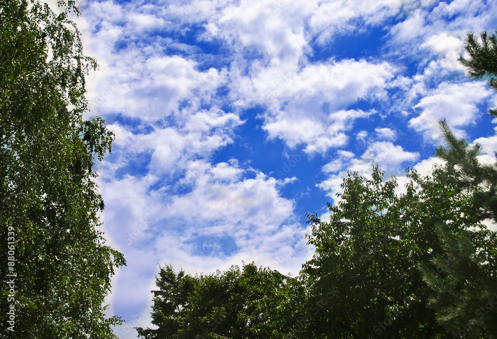 blue sky and clouds blue sky and clouds
