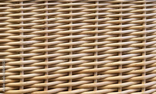 Woven wicker basket background