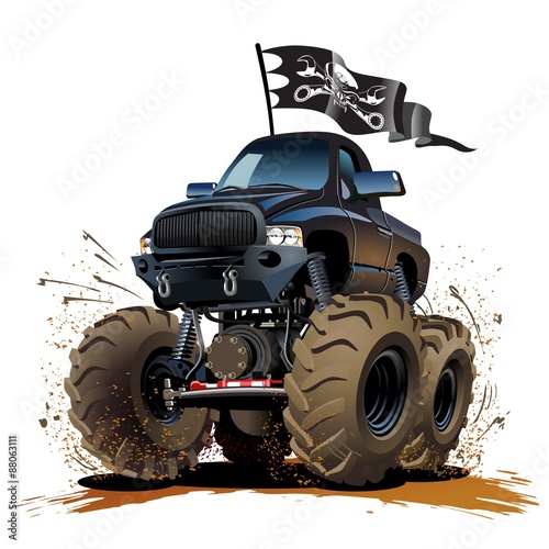 Cartoon Monster Truck