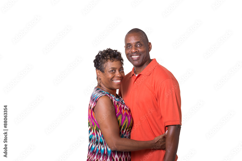 Portrait of an older couple isolated Portrait of an older couple isolated