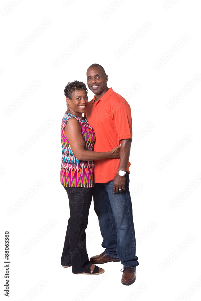 Portrait of an older couple isolated Portrait of an older couple isolated