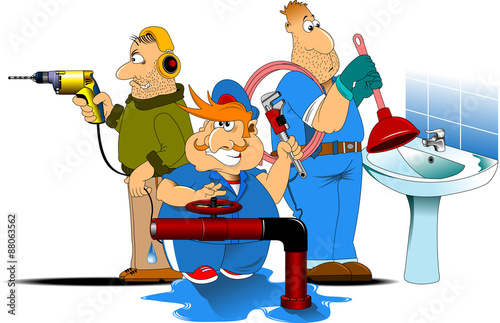 three plumbing