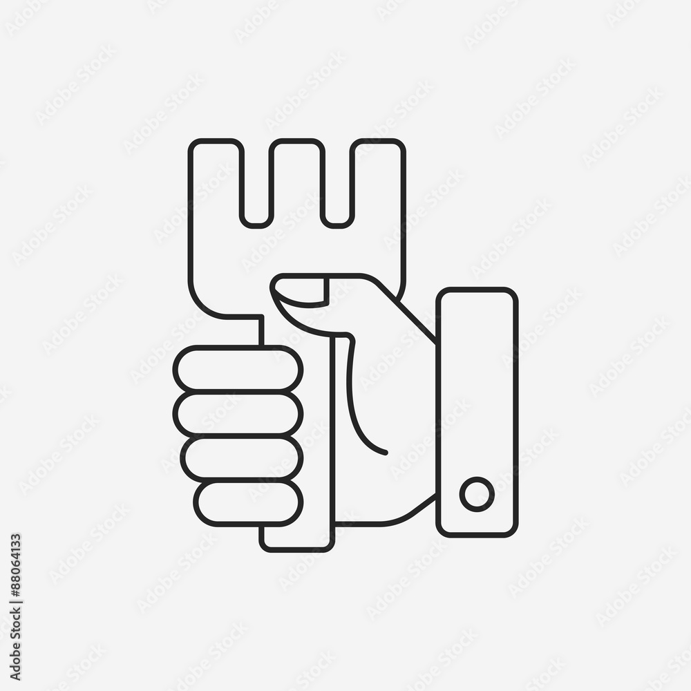 tableware line icon tableware line icon
