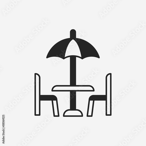 outdoor table icon