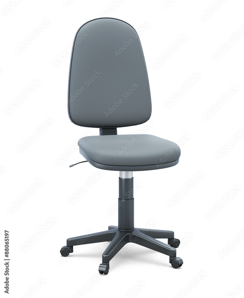 Office chair without armrests on a white background Office chair without armrests on a white background