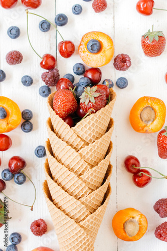 Fruits in cone