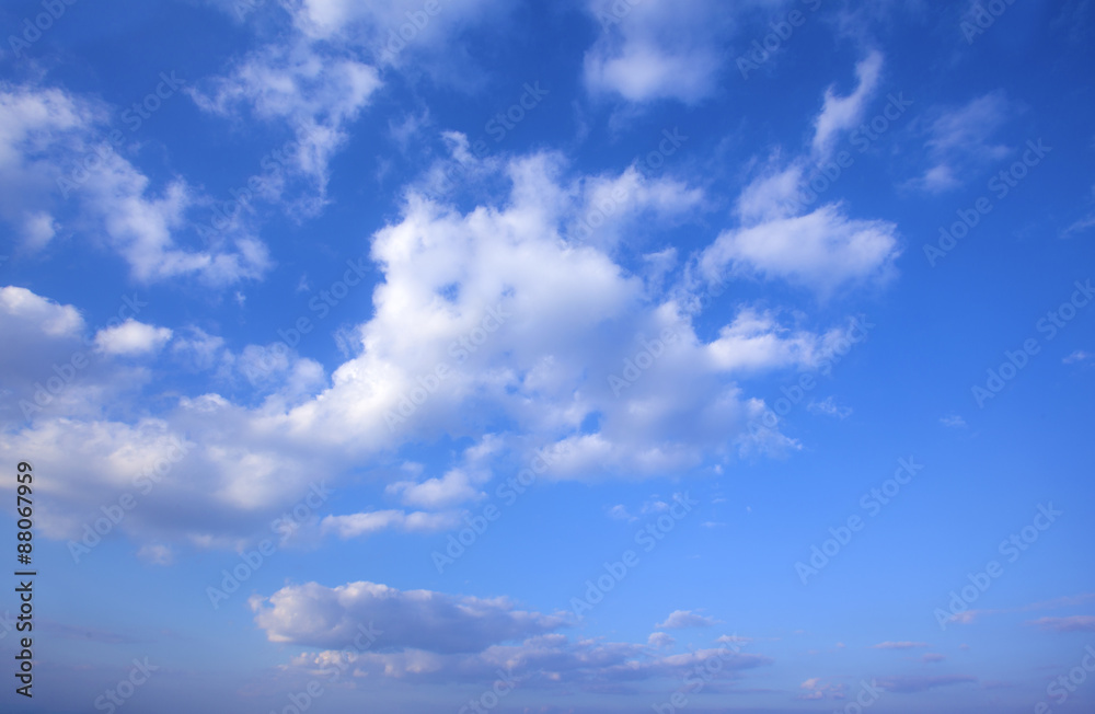 blue sky clouds,Blue sky with clouds.