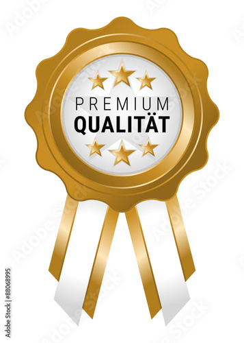 Etikett Button Orden Premium Qualität