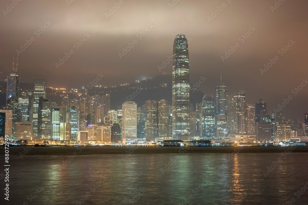 Fototapeta Hong Kong at night